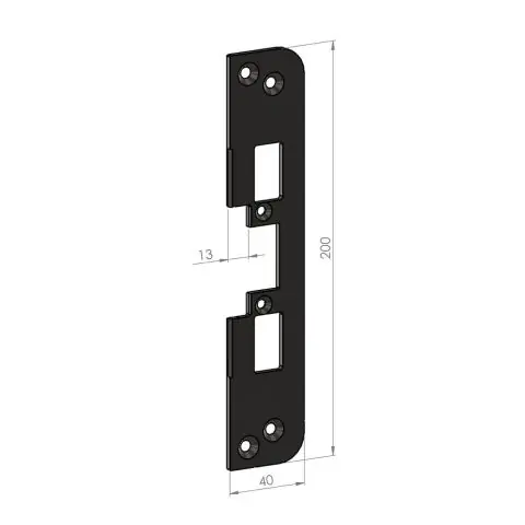 SAFETRON SA87-13 Monteringsstolpe Rea